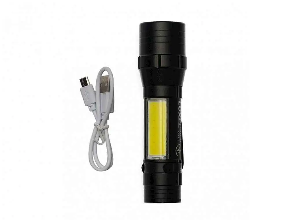 Ліхтар світлодіодний LUXEL Акумулятор 2* 3,7в 800 mah Li-on тип 18650 5W IP44 4 режими роботи (TR-04)