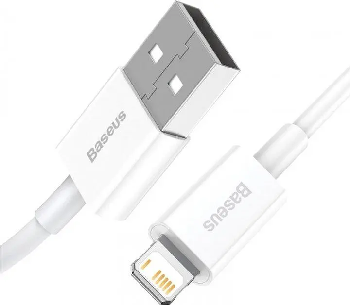 Кабель Baseus Superior Series Fast Charging Data Cable USB to Lightning 2.4A 1.5m CALYS-B02 White - фото 2