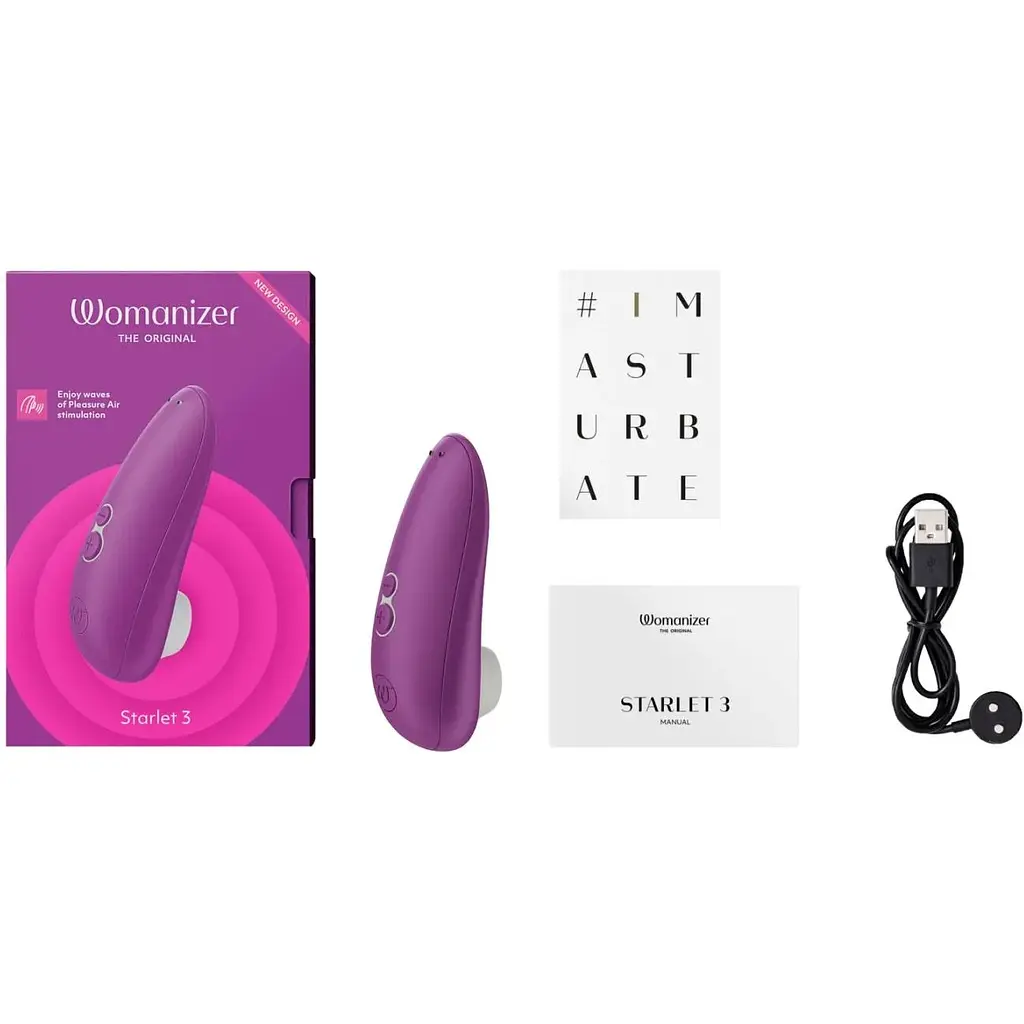 Вакуумный клиторальный стимулятор Womanizer Starlet 3 Violet - фото 4