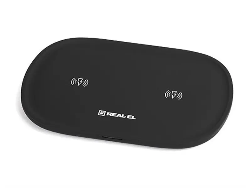 Бездротовий зарядний пристрій REAL-EL WL-780 Black (EL123160020)