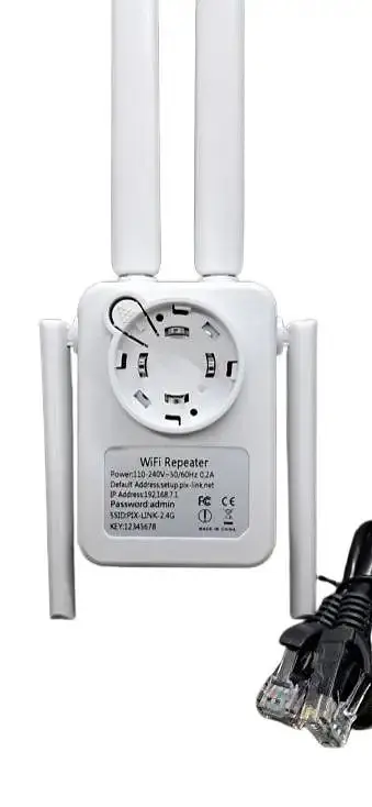 Бездротовий репітер WiFi сигналу Wireless-N Pix-Link - 1200 Mbps підсилювач сигналу та розширювач зони покриття мережі (повторювач) - фото 3