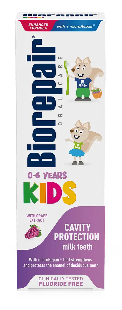 Зубна паста виноград Kids Milk Teeth Biorepair 50 мл
