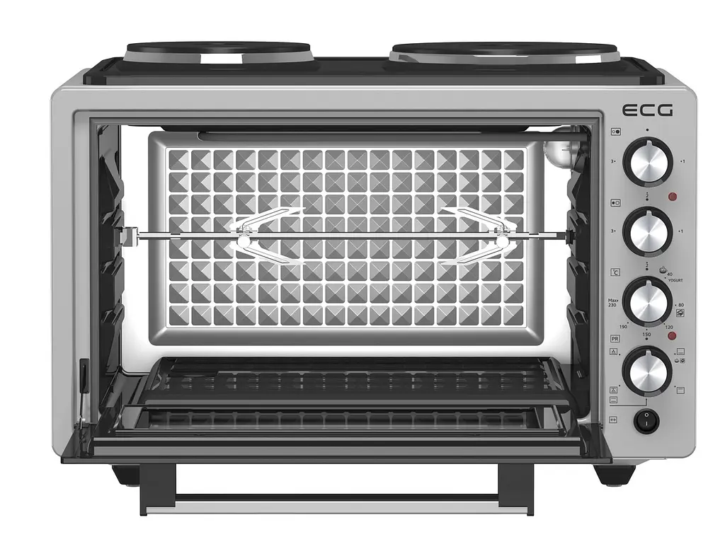 Електродуховка з конфорками ECG ETH 3701G 37 л - фото 7