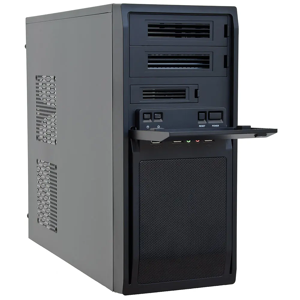 Корпус Chieftec LIBRA LG-01B-OP ATX, без БЖ, Black - фото 2