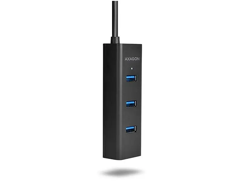 USB-хаб AXAGON HUE-S2BP Black - фото 6