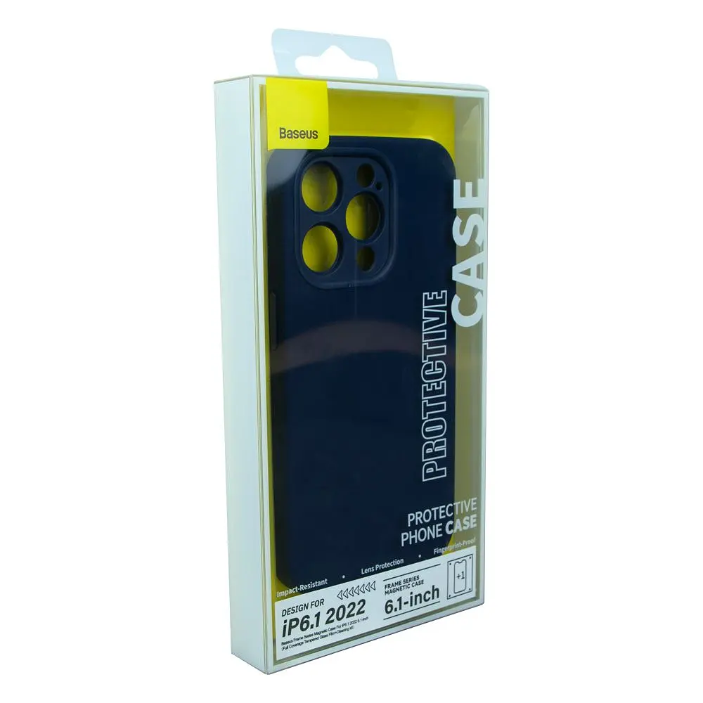 Чохол Baseus Liquid Silica Gel Case Glass 0.22 mm iPhone 14 Pro Max ARYT001903 Blue - фото 8
