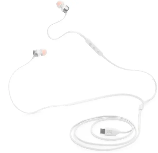 Навушники JBL дротові конектор Type-C T310C USB-C ( T310CWHT) білі - фото 5