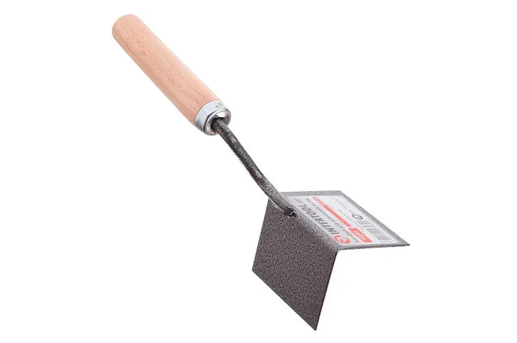 Мастерок штукатурный для внешних углов Intertool молотковый - фото 3