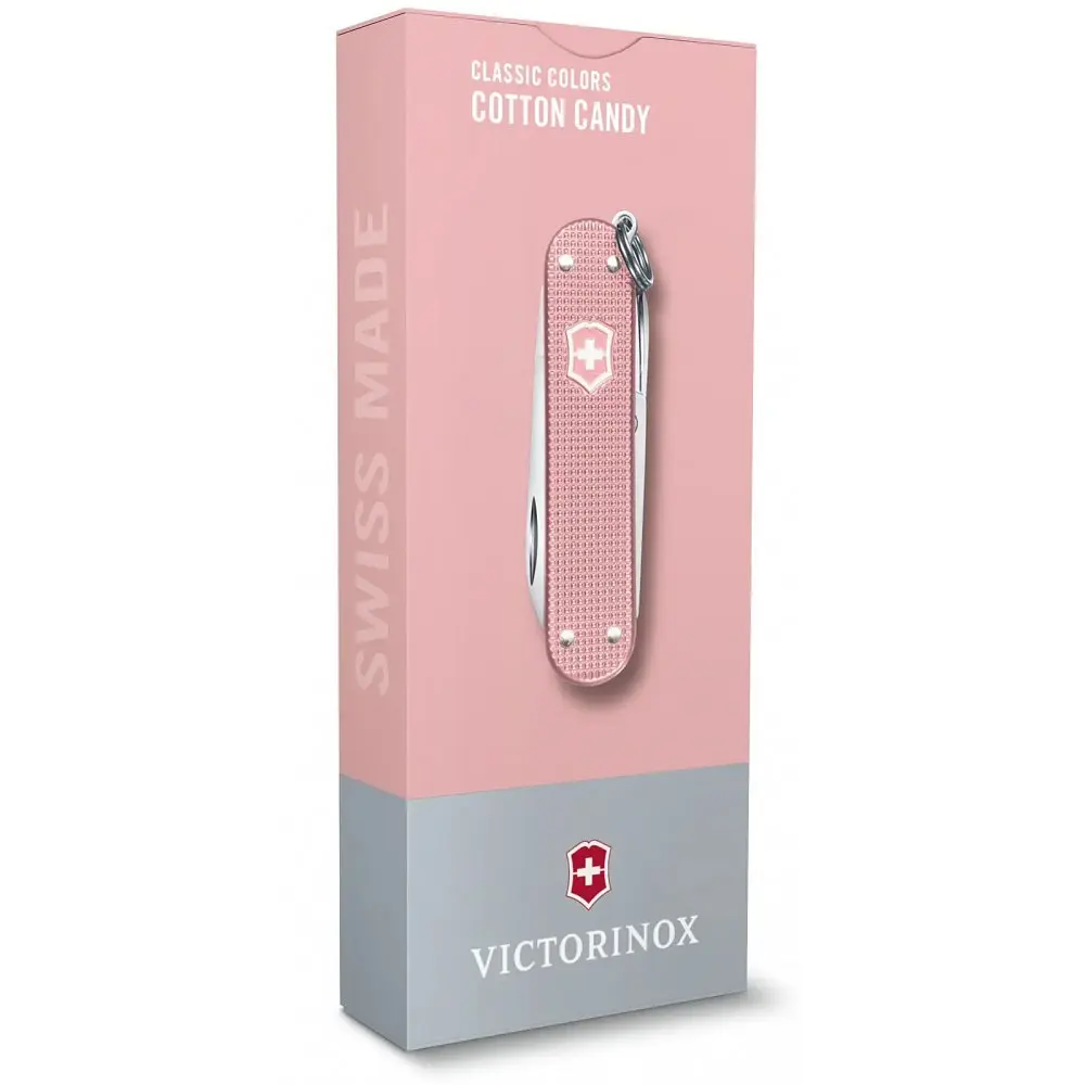 Ніж Victorinox Classic SD Alox Colors Cotton Candy 58мм 5функ ріфл.рож - фото 4