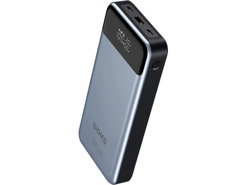 Зовнішній акумулятор (Power Bank) Sigma mobile X-power 30000mAh Silver (SI30A7QLX) - фото 3