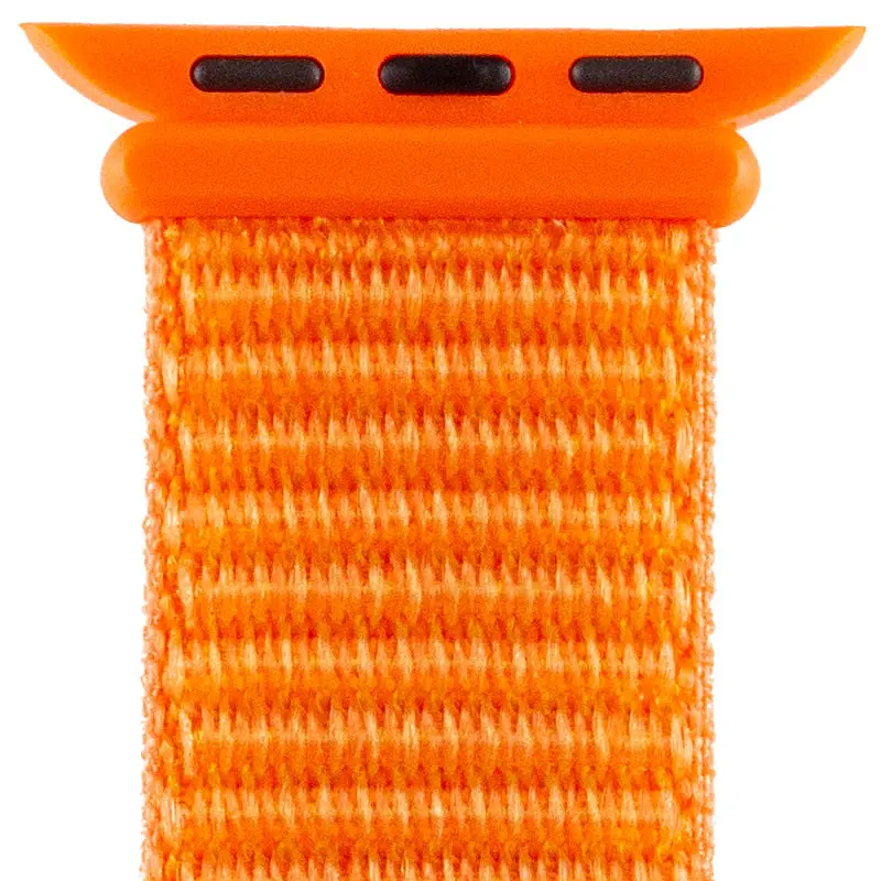 Ремінець Nylon для Apple Watch 38/40/41/42mm(ser.10) Помаранчевий / Orange - фото 3