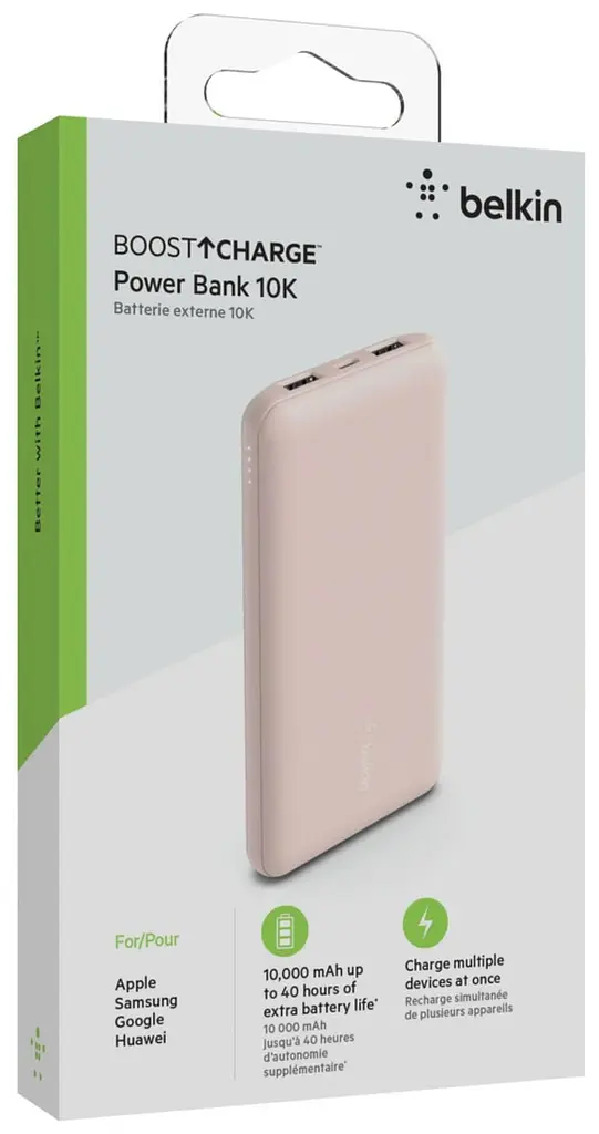 Павербанк Belkin Pink 10 000 mAh / 15 Вт (BPB011BTRG) - фото 6