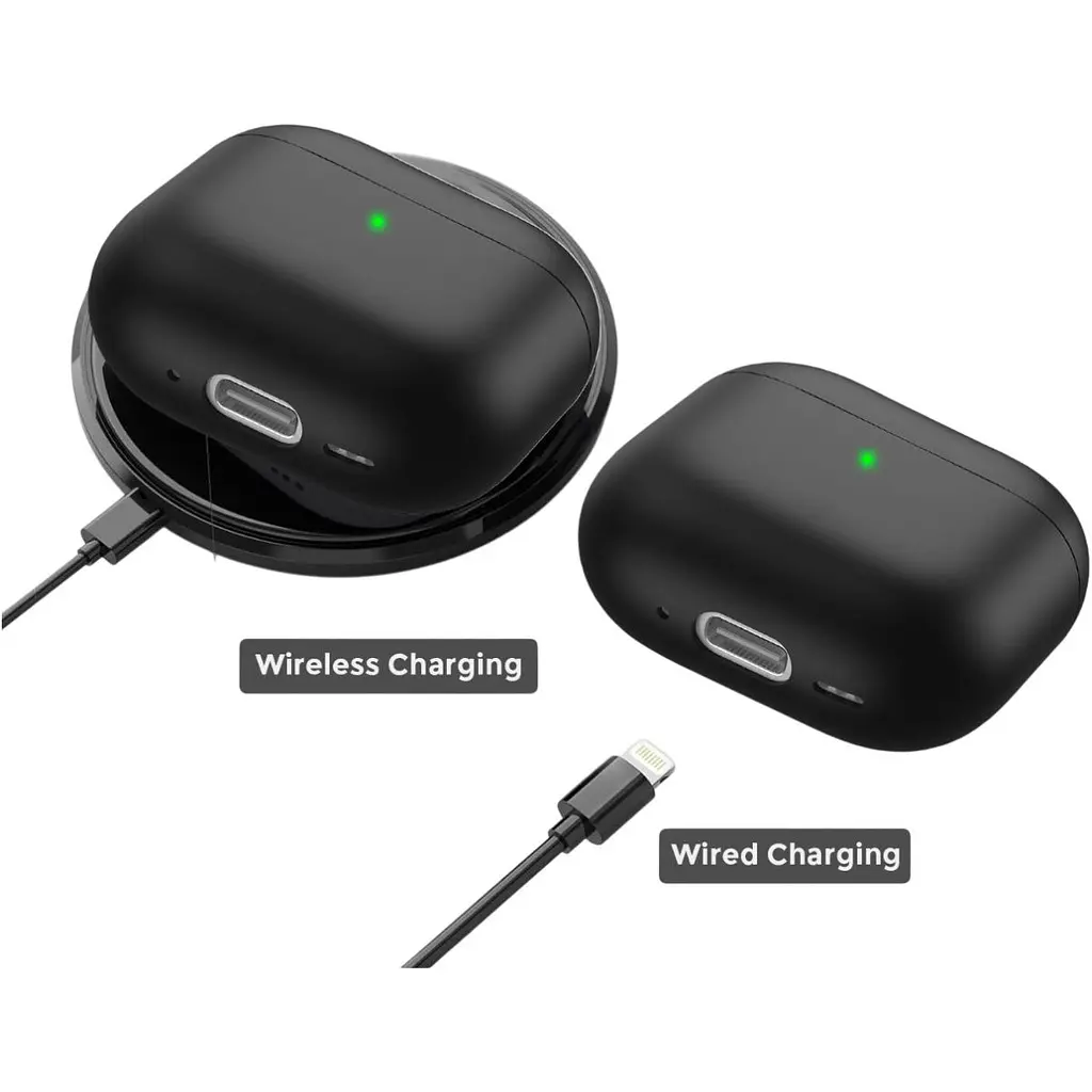 Чохол AhaStyle Ultra-Thin Colorful Silicone Case для Airpods 4 Black (CP-WG172-BK) [133825] - фото 3