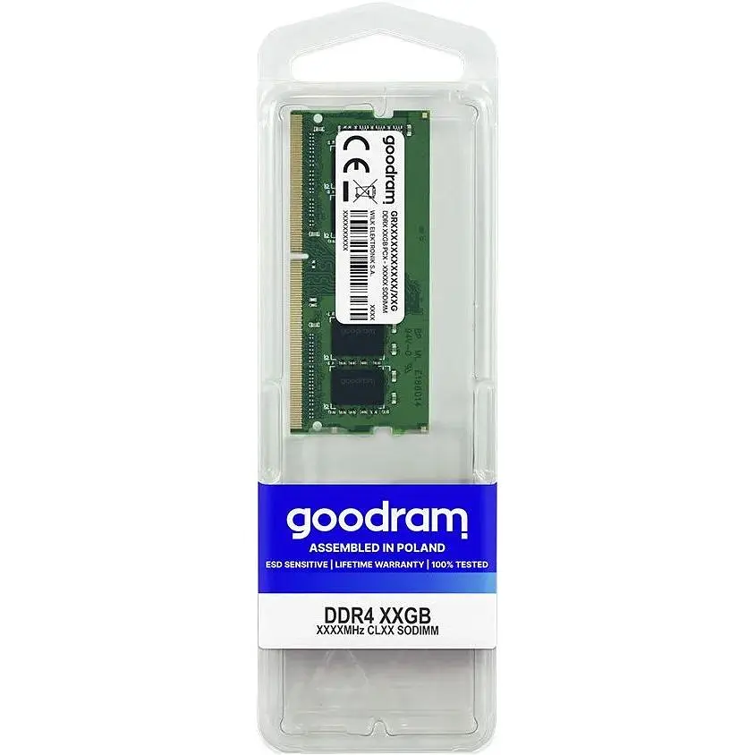 Модуль пам'яті Goodram SO-DIMM DDR4 8GB 2666MHz (GR2666S464L19S/8G) - фото 2