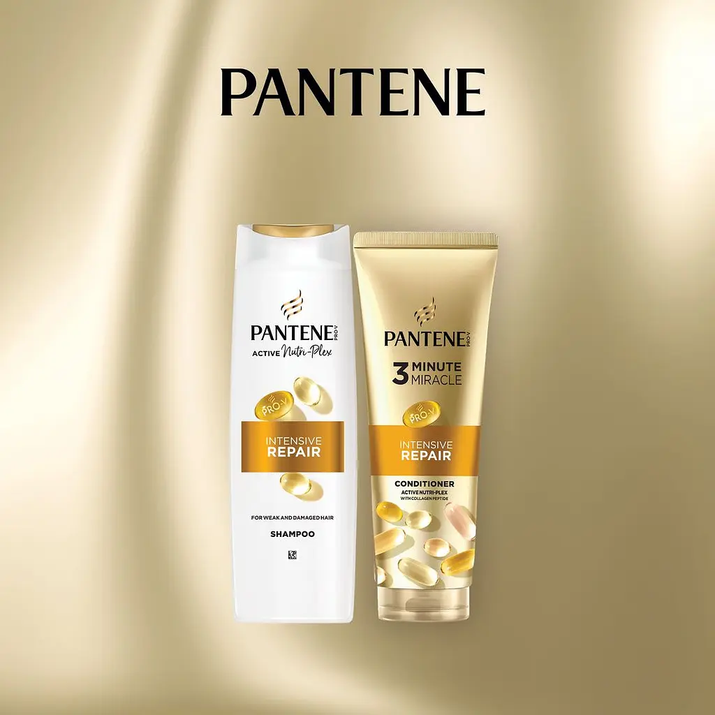 Подарунковий набiр Pantene Інтенсивне відновлення: Шампунь 400 мл + Бальзам-ополіскувач 220 мл - фото 3