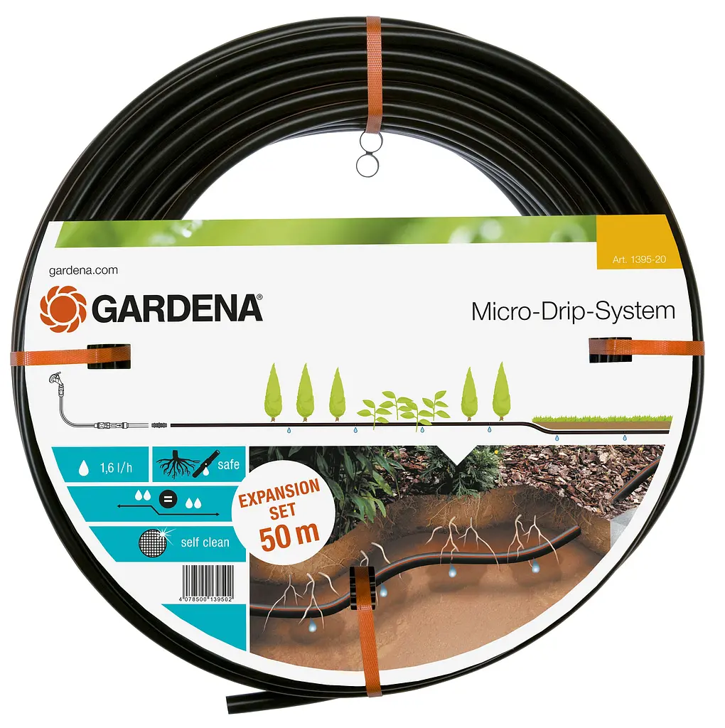 Шланг-дощувач Gardena Micro-Drip-System для підземної прокладки 13,7 мм, 50 м (01395-20)