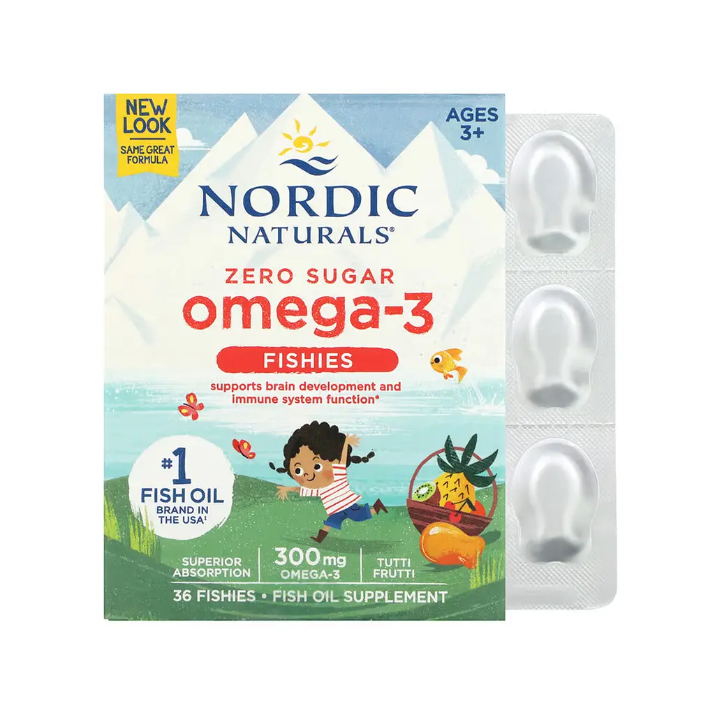 Омега-3 риб'ячий жир Nordic Naturals для серця, мозку та зору 36 рибок