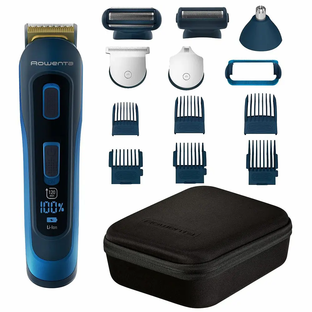 Тример для бороди, вусів, голови та тіла Rowenta Xpert Selectium TN9460F4 синій - фото 4