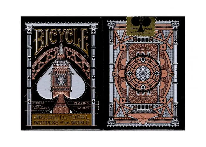 Карти гральні United States Playing Card Company Bicycle Architectural Wonders Of The World (Bicycle Premium) (02541) - фото 3