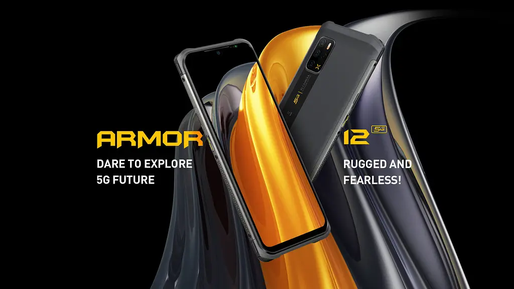 Смартфон Ulefone Armor 12 5G 8/128Gb Black/Orange [65298] - фото 4