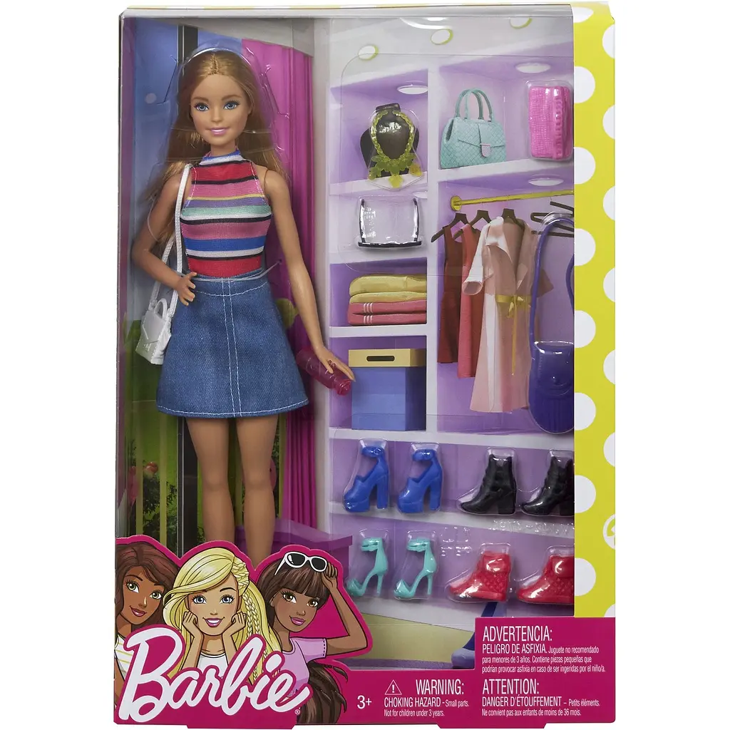 Кукла Barbie Модная коллекция обуви (FVJ42) - фото 5