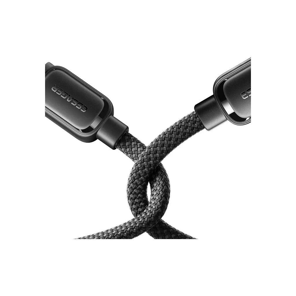 Дата кабель USB-C to USB-C 1.0m 100W black Essager (EXCTT1-TD01-P) - фото 5
