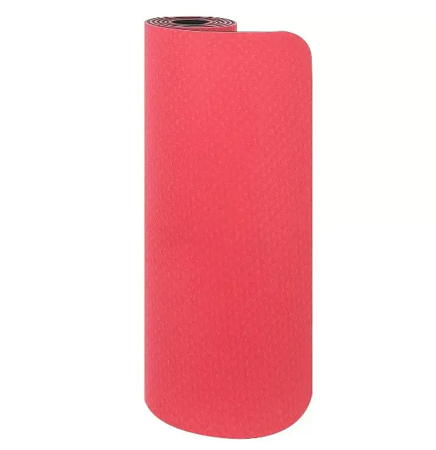 Килимок для йоги та фітнесу Power System PS-4060 TPE Yoga Mat Premium Red (183х61х0.6) (4060RD-0) - фото 4