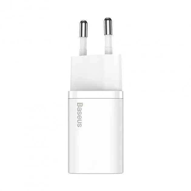 Мережевий зарядний пристрій Baseus 20W Super PD Charger + Cable USB-C to Lightning White (TZCCSUP-B02) [66717] - фото 3