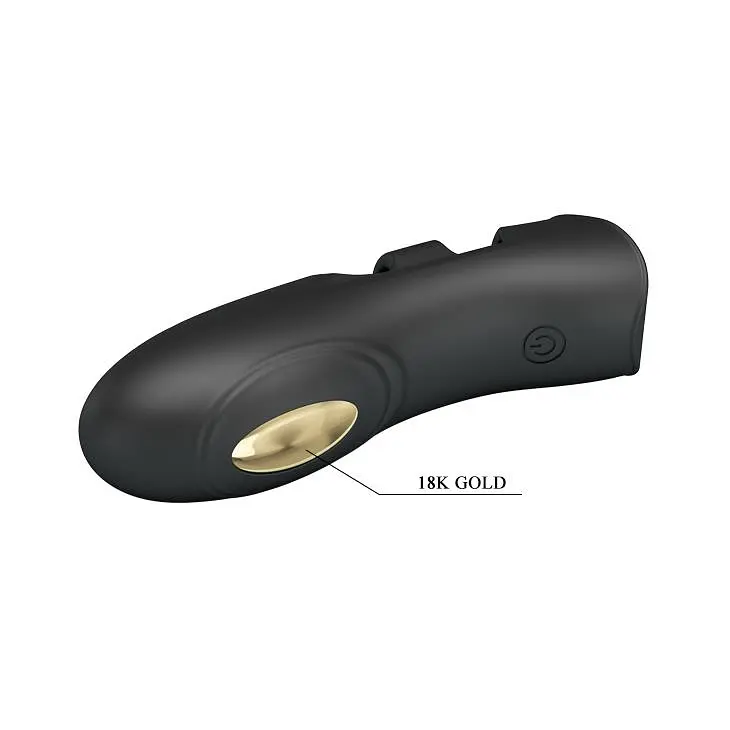 Насадка для фингеринга Pretty Love Pegasus 10.5 см черный - фото 4