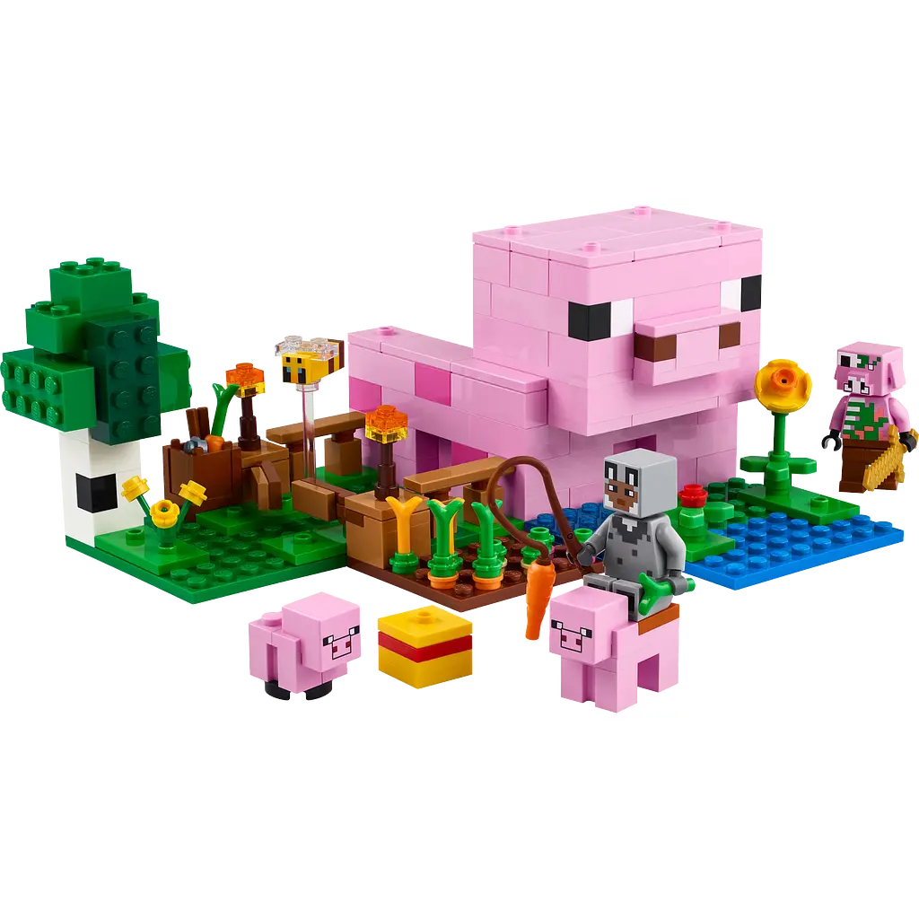 Конструктор LEGO Minecraft Дом для поросят 238 деталей (21268) - фото 3