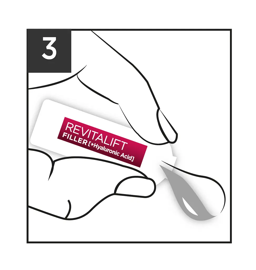 Гіалуро-концентрат для відновлення об'єму шкіри L'Oreal Paris Revitalift Filler в ампулах, 7 шт. по 1.3 мл (A9788100) - фото 7
