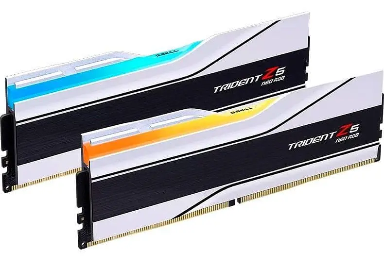 Модуль памяти G.Skill DDR5 32GB (2x16) Trident Z5 Neo 6000Mhz RGB White AMD EXPO CL30-36-36-96 1.35V (F5-6000J3036F16GX2-TZ5NRW) - фото 2