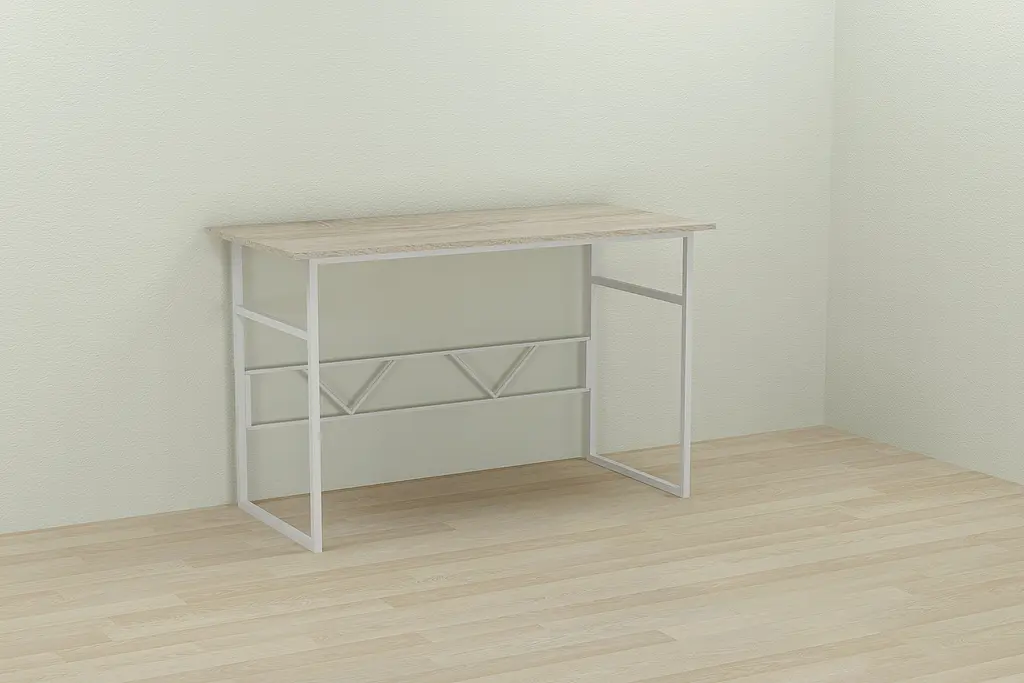 Компьютерный стол Ferrum-decor Райан 75x140x70 белый ДСП Дуб Сонома 16мм (FRD-101172) - фото 3