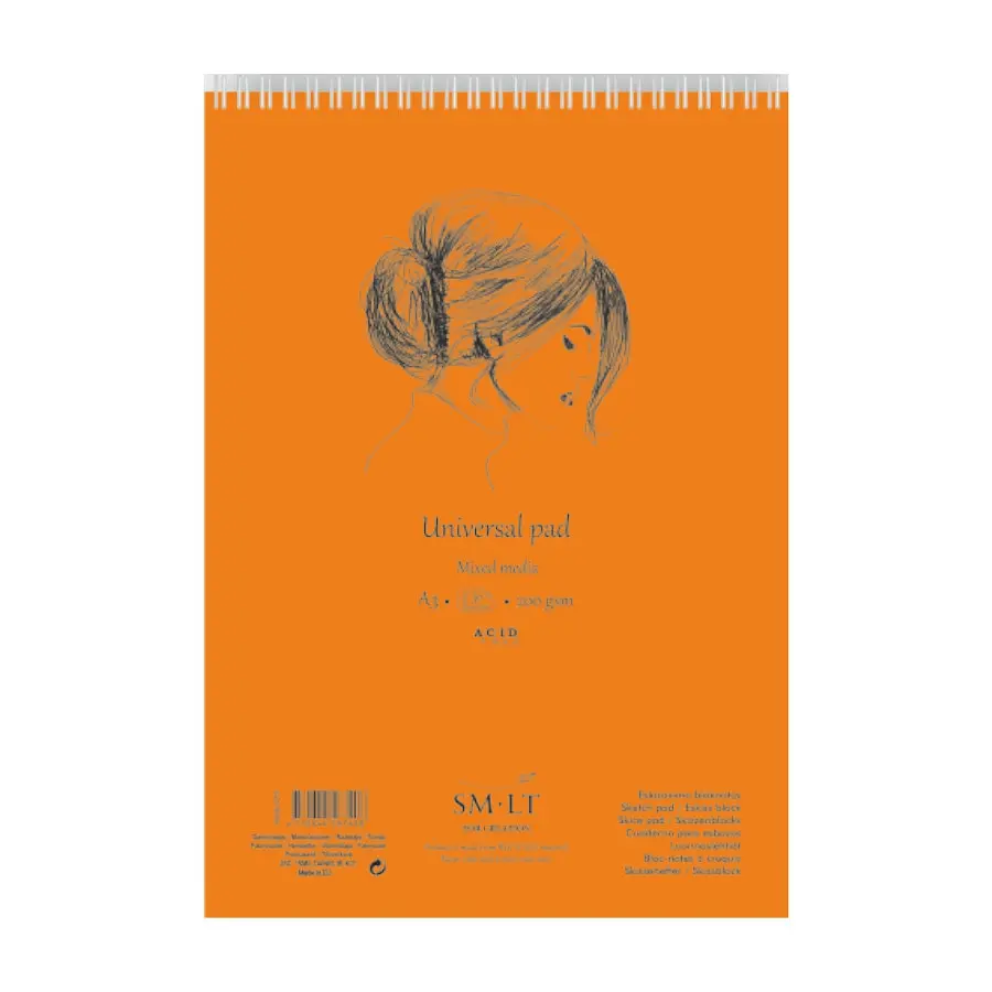 Альбом на спирали SM-LT Art Authentic mixed media А3 200 г/м2 30 листов белый цвет  - фото 2