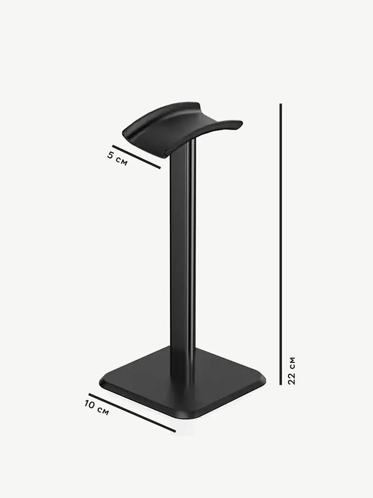 Підставка для навушників Semi Headphone stand органайзер для гарнітури на неслизькій основі - Black - фото 6