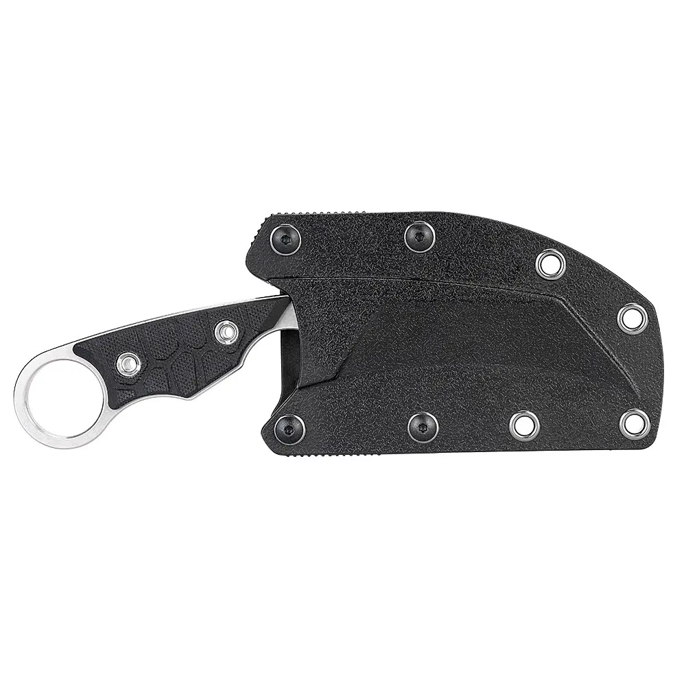 Ніж фіксований туристичний Ruike FS68, (8.6 см) 14C28N/G10 чорний - фото 3