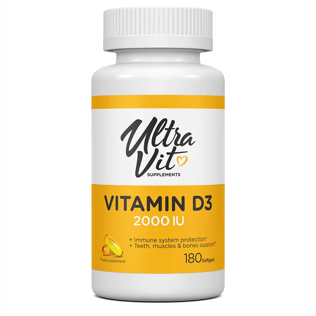 Вітамін Д-3 Vitamin D3 2000 IU 50 мкг - 180 капсул