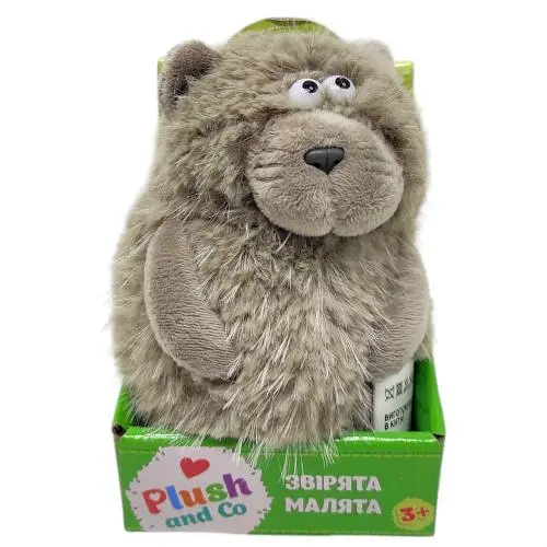 М’яка іграшка Plush and Co. котик (сірий) 12 см