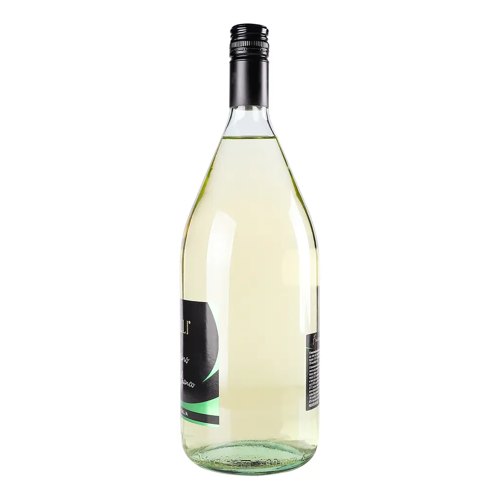 Напій на основі вина Fiorelli Frizzantino Bianco, білий, напівсолодкий, 7,5%, 1,5 л (ALR6174) - фото 2