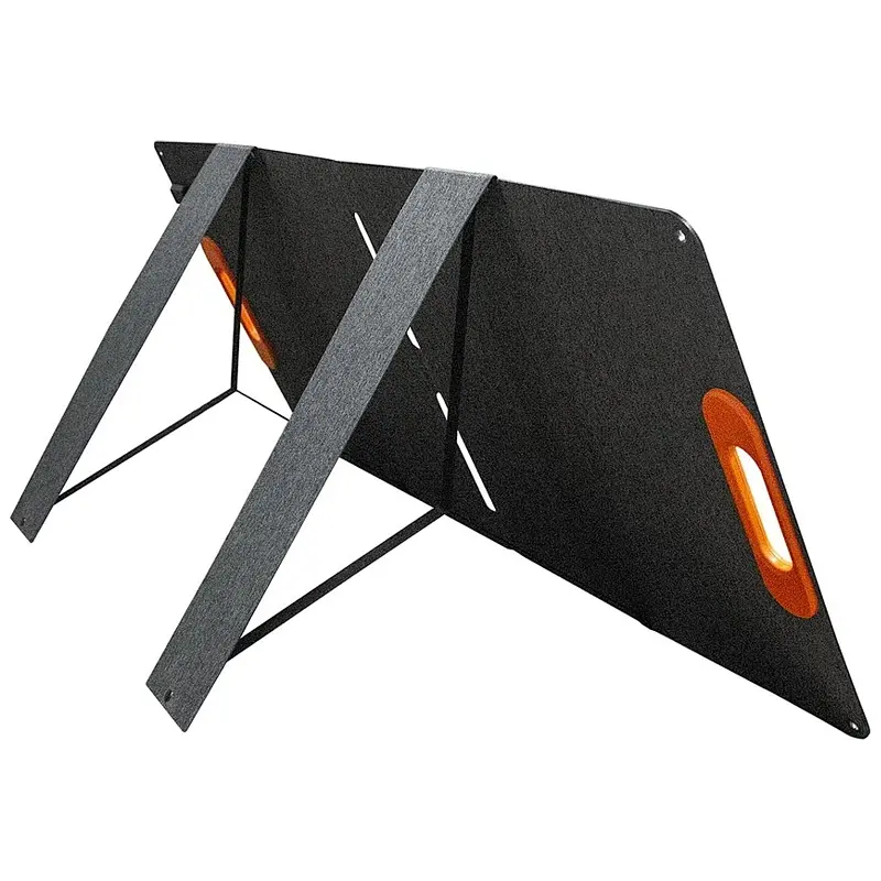 Портативна сонячна панель Epik FGM-24V-100W Monocrystalline PD65W+QC3.0 IP67 (1USB-A/1C) Black - фото 5