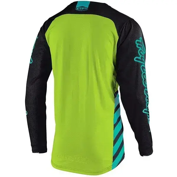 Велоджерсі Troy Lee Designs GP Air Jersey Drift Black/Turquoise L (1106-304780014) - фото 2