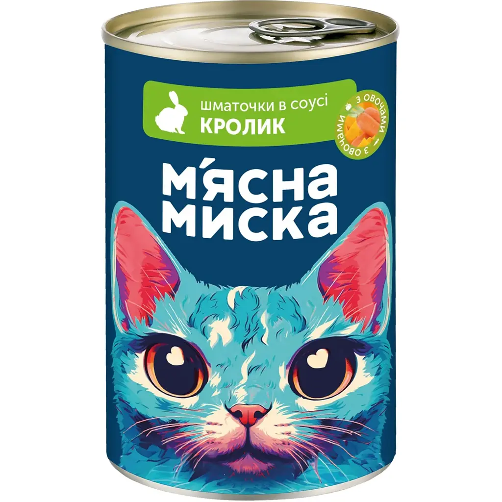 Набір вологого корму для котів М'ясна миска шматочки в соусі Мікс 8 шт x 415 г - фото 8