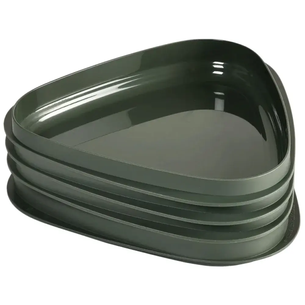 Набір посуду Light my fire Stack Plate Kit 4-pack sage green