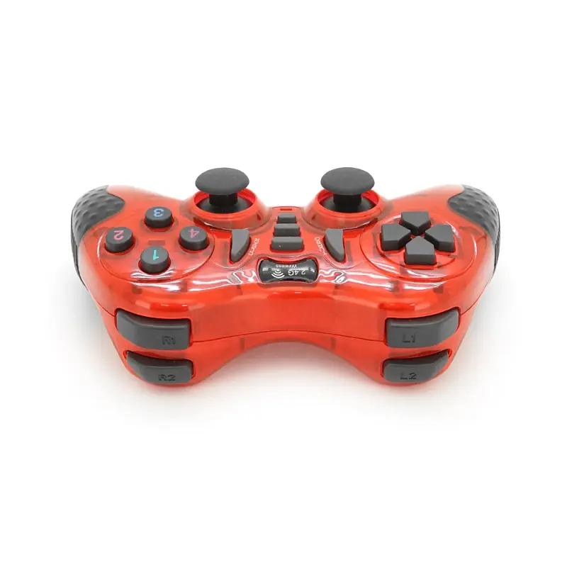 Беспроводной геймпад Voltronic 7-в-1 для PC, PS1–PS3, TV Box и Android красный - фото 3