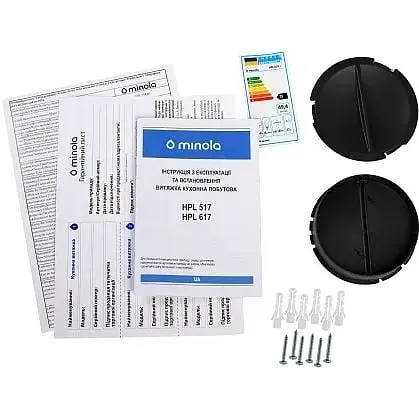 Витяжка пласка Minola HPL 617 BL - фото 3