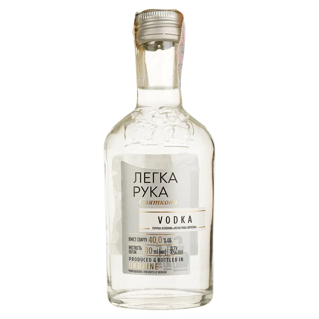 Водка особая Легка Рука Святкова 40% 0.18 л - фото 1