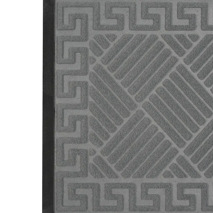 Килимок придверний Eco Fabric Смужки з кромкою сірий 40 х 60 см (4060-112) - фото 6