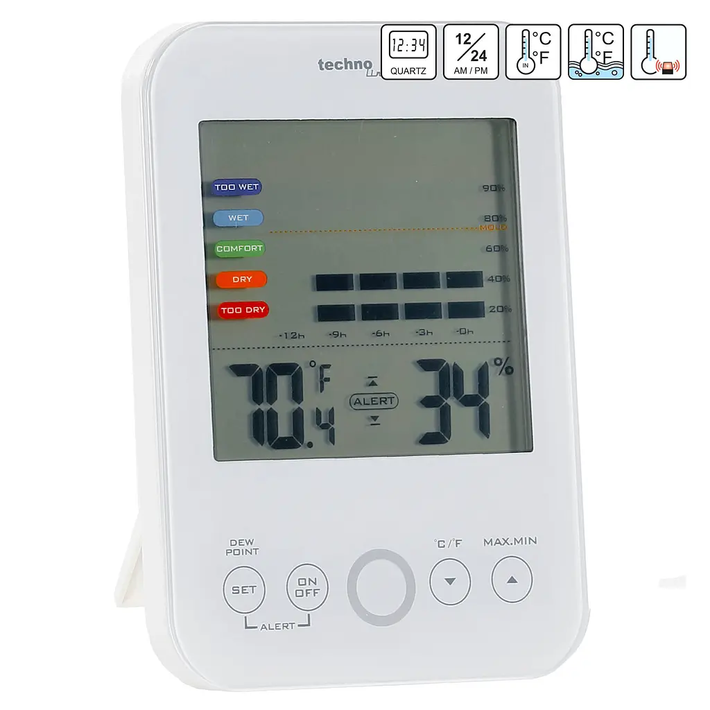 Термогігрометр Technoline WS9422 White (WS9422), Білий - фото 7