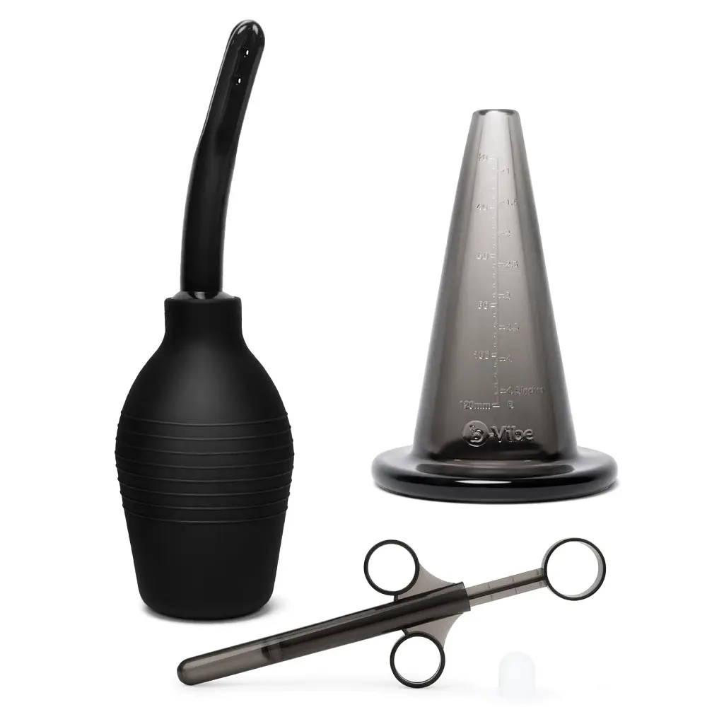 Набор секс-игрушек B-Vibe Anal Education Set: Masster's Degree Edition 7 шт. черный - фото 3