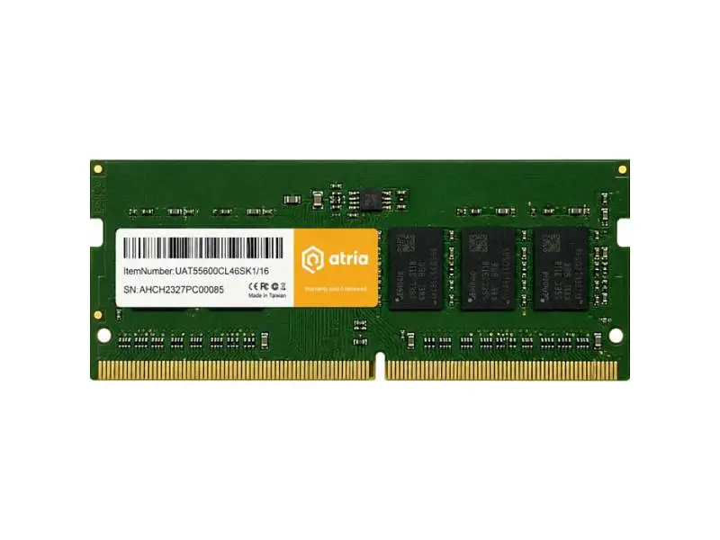 Пам'ять для ноутбуків ATRIA 8 GB SO-DIMM DDR5 5600 MHz (UAT55600CL46SK1/8)